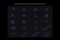 Y2K Geometric Glitch Grid Backgrounds Product Image 3