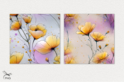 Spring flowers digital paper, background clipart Product Image 3