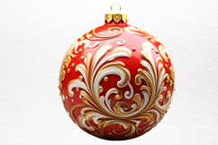 Christmas Bauble Sublimation Clipart PNG Product Image 2