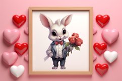 Valentines Day Animals Clipart, Valentines Couple Product Image 3