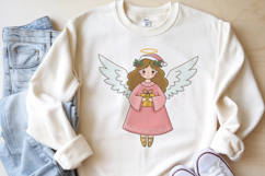 Christmas Angel, Owl, Cat, Unicorn PNG Sublimation Clipart Product Image 4