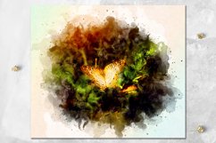 Watercolor Butterfly | skinny tumbler Sublimation bundle Product Image 3