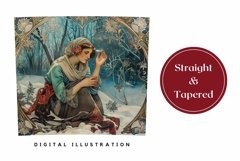 Christmas Tumbler Sublimation, Winter Forest Tumbler Design Product Image 3