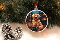 3D Christmas Dog Ornaments Engraved Bundle, 3D Dog Christmas Product Image 3