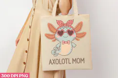 Axolotl Mom PNG, Axolotl Sublimation PNG Product Image 1