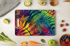Rainbow Fern Cutting Boards sublimation Design Product Image 3