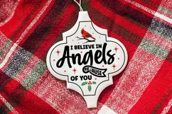 I believe in angels because of you SVG Product Image 3