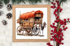 Western Christmas Cowboy Clipart Sublimation, Christmas PNG Product Image 3