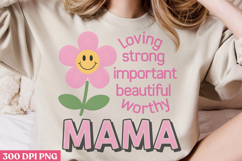 Loving strong important PNG, Retro Mother Sublimation PNG Product Image 3