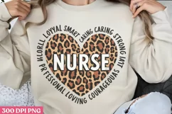 Nurse PNG, Valentine Nurse Sublimation PNG Product Image 3