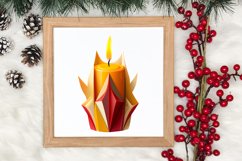 Christmas Origami Style Sublimation, Christmas PNG Product Image 3