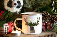 Deer Lights | Xmas PNG | Seasonal Graphics Design Product Image 7