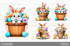 Easter Bunny Clipart. Easter Clipart Product Image 1
