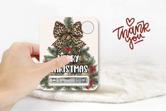 Leopard Christmas Tree Money Card, Christmas Gift Cards Product Image 3