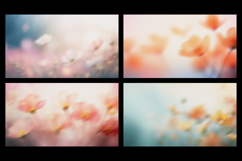 Dreamy Floral Bloom Grainy Backgrounds Product Image 3