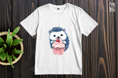 Cute Hedgehog Clipart PNG Product Image 3