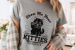 Show Me Your Kitties Svg, Cat Lovers Svg, Cat Lady Svg. Product Image 4