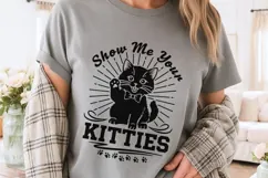 Show Me Your Kitties Svg, Cat Lovers Svg, Cat Lady Svg. Product Image 4