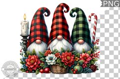 Christmas Gnome Sublimation - Clipart PNG Design Product Image 1