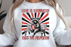 Love Is Overrated Valentine's Day PNG Product Image 2