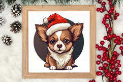 Christmas Dogs Sublimation Clipart, Christmas Dog Clipart Product Image 3