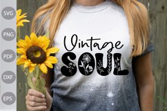 Vintage Soul - Boho Girl SVG Design Product Image 1