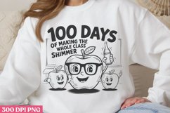 100 Days of-School Sublimation Bundle PNG Product Image 4