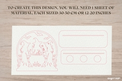 Halloween Candle Holder SVG Bundle | Laser Cut | Glowforge Product Image 3