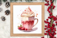 Christmas Coffee Hot Cocoa Sublimation Clipart Product Image 3