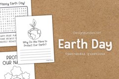 Earth Day Educational Worksheet Bundle Product Image 4