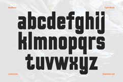 Brodhera - Classic Vintage Rounded Bold Condensed Sans Font Product Image 4