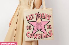 Let There Be Cowgirls PNG, Pink Western Sublimation PNG Product Image 3