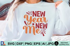 Happy New Year SVG Design, New Year SVG, New Year design Product Image 1