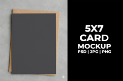 Boho Wedding Invitation Mockup 5x7 PSDJPG Digital Download Product Image 3