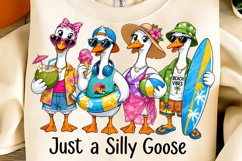 Funny Summer Goose PNG, Silly Goose PNG, Summer Goose PNG Product Image 1