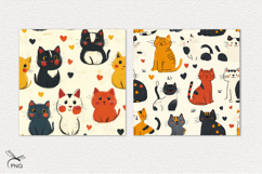 Cats digital paper Product Image 3