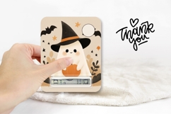Halloween Ghost Gift Card, Halloween Bats Money Card Product Image 3