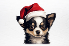 Christmas Peeking Dogs Clipart PNG Product Image 3