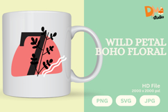 Wild Petal Boho Floral Monogram Product Image 1