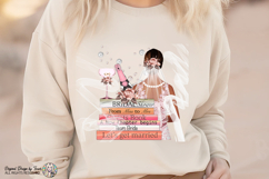 Bridal Shower Bride PNG Wedding Glam Fashion Design Art Product Image 4