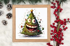 Funny Christmas Tree Sublimation Clipart, Christmas PNG Product Image 3