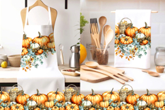 Thanksgiving seamless borders PNG Product Image 3