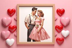 Valentines Day Couple Clipart, Valentines Clipart Product Image 3