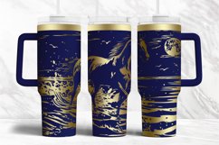 40oz Tumbler laser svg Horse wrap Product Image 4