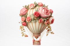 Christmas Hot Air Balloon Sublimation PNG Product Image 3