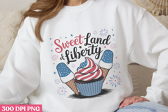 Sweet land liberty PNG, 4th Of July Sublimation PNG Product Image 3