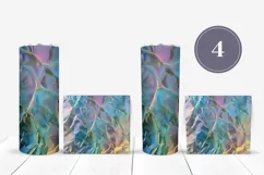 Holographic Tumbler Sublimation Designs, Neon Tumbler PNG Product Image 3