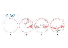 Beagle Dog SVG laser cut files for Glowforge Product Image 3