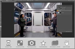Billboard Vertical Subway Product Image 2