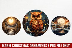 Watercolor Christmas Tea Party Clipart, Christmas Clipart Product Image 1